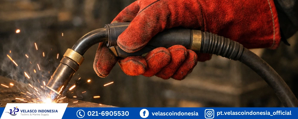 Fungsi sarung tangan las