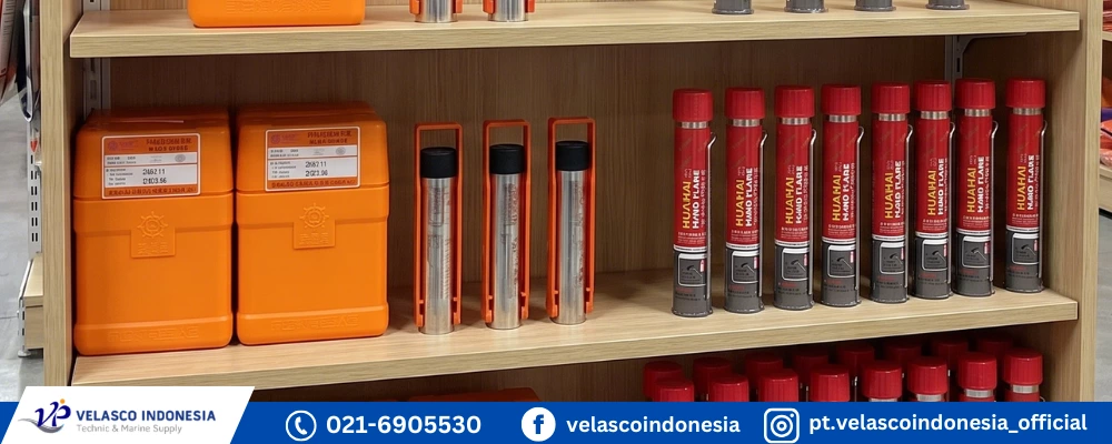 Jual Red Hand Flare Kapal SOLAS