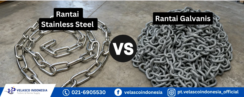 Perbedaan Rantai Galvanis dan Rantai Stainless Steel