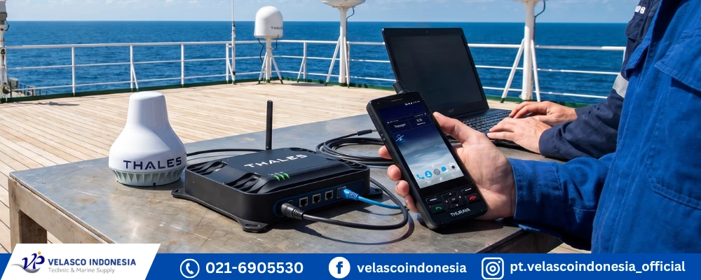 telepon dan modem satelit