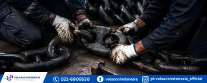 Cara Pasang Kenter Shackle pada Rantai Jangkar Kapal