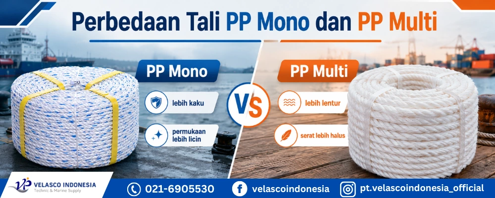 Perbedaan Tali PP Mono dan PP Multi untuk Aplikasi Maritim