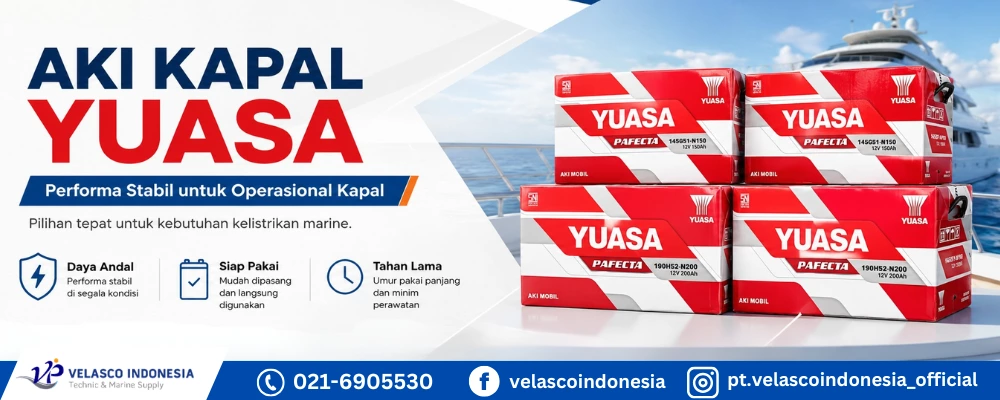Supplier Aki Kapal Yuasa dengan Harga Kompetitif