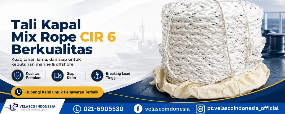 Jual Tali Kapal Mix Rope CIR 6 Berkualitas