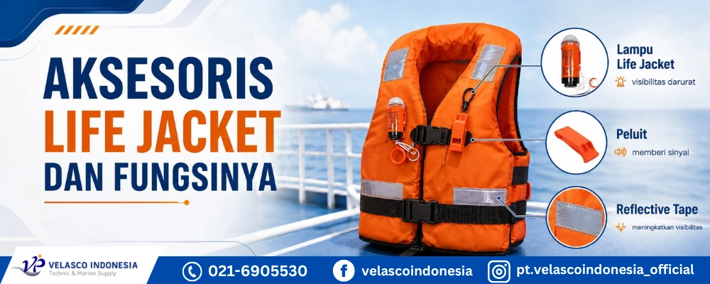 Mengenal Aksesoris Life Jacket dan Fungsinya
