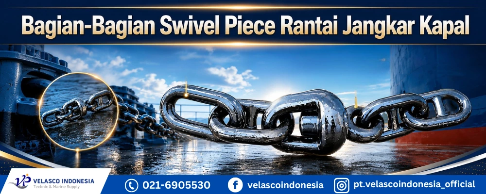 Mengenal Bagian Bagian Swivel Piece Rantai Jangkar Kapal